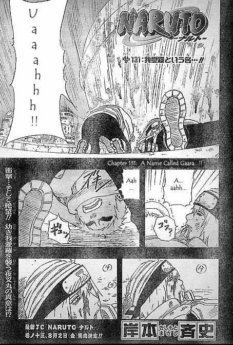 Naruto chapter 131 page 1