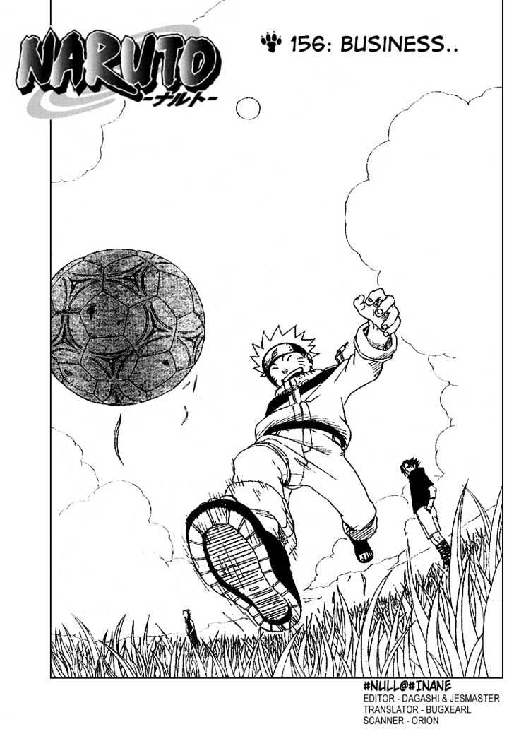 Naruto chapter 156 page 1