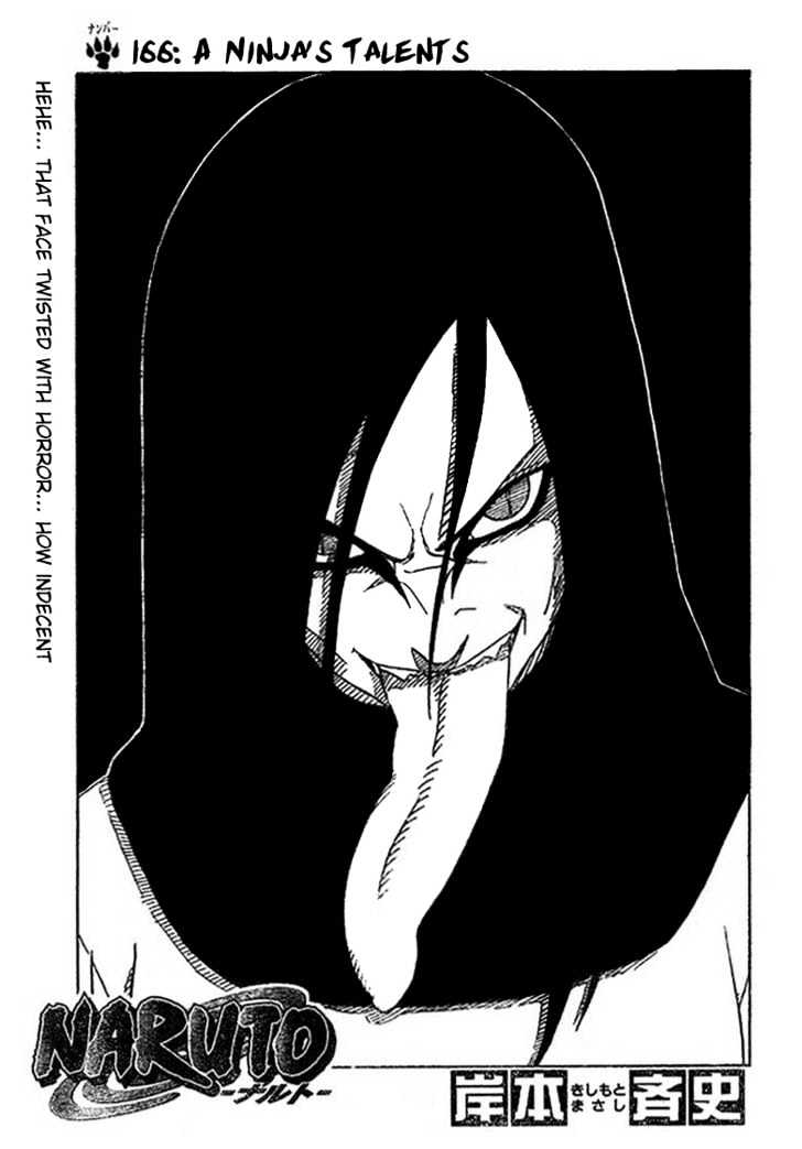 Naruto chapter 166 page 1