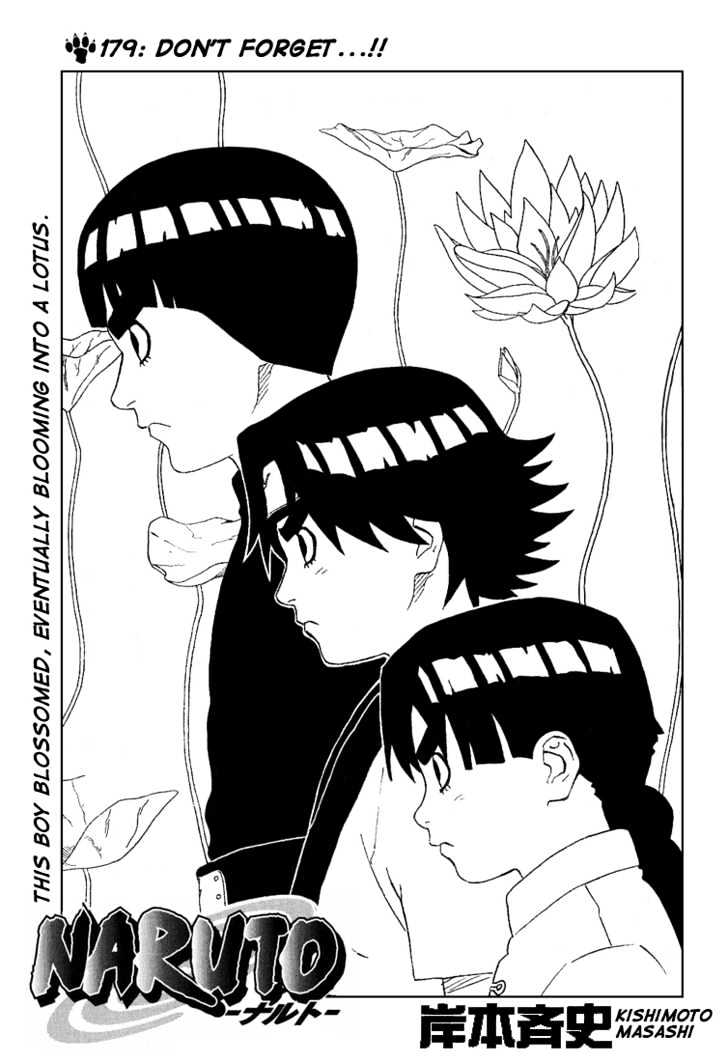 Naruto chapter 179 page 1