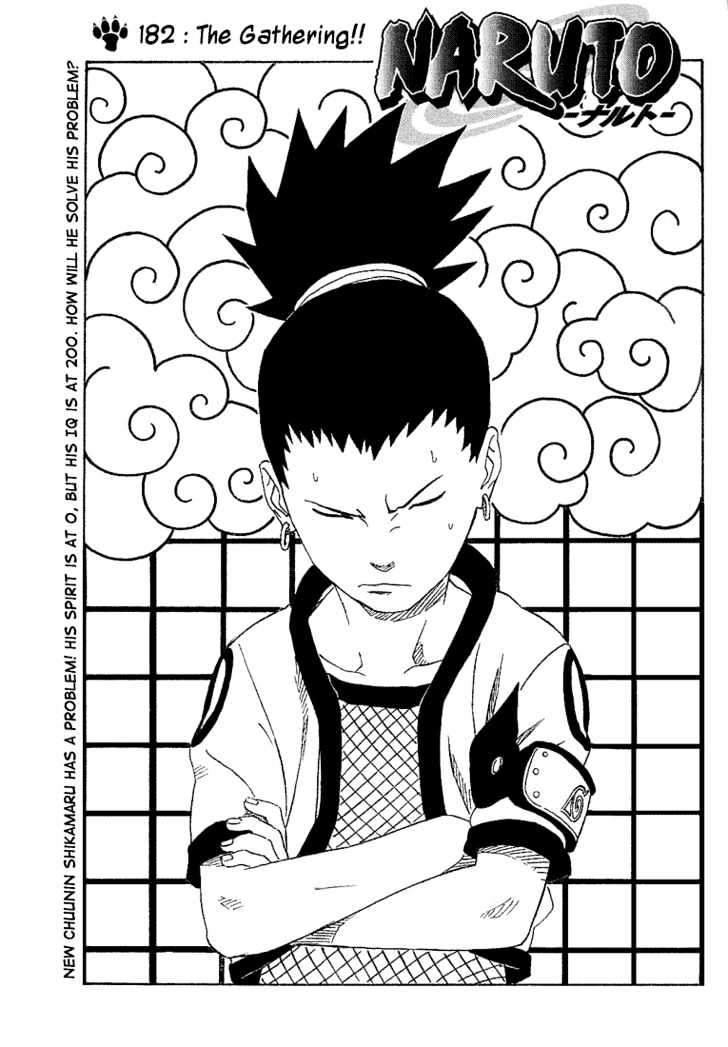 Naruto chapter 182 page 1