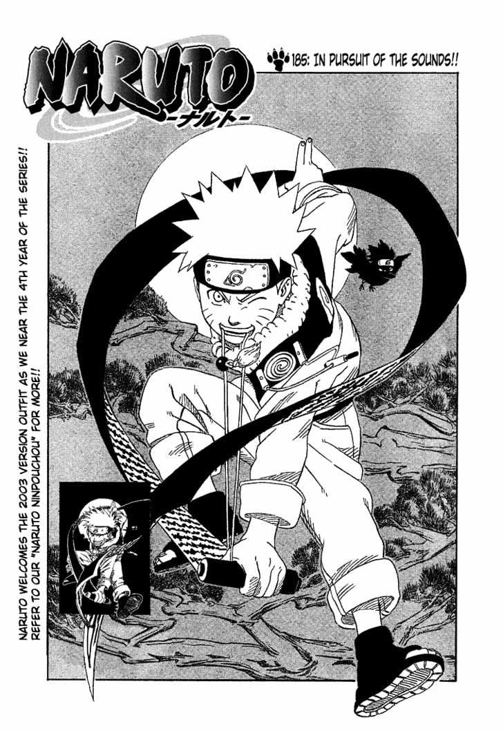 Naruto chapter 185 page 1