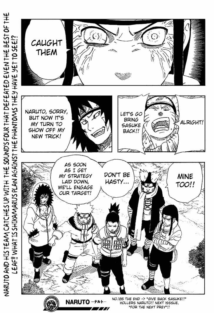 Naruto chapter 185 page 18