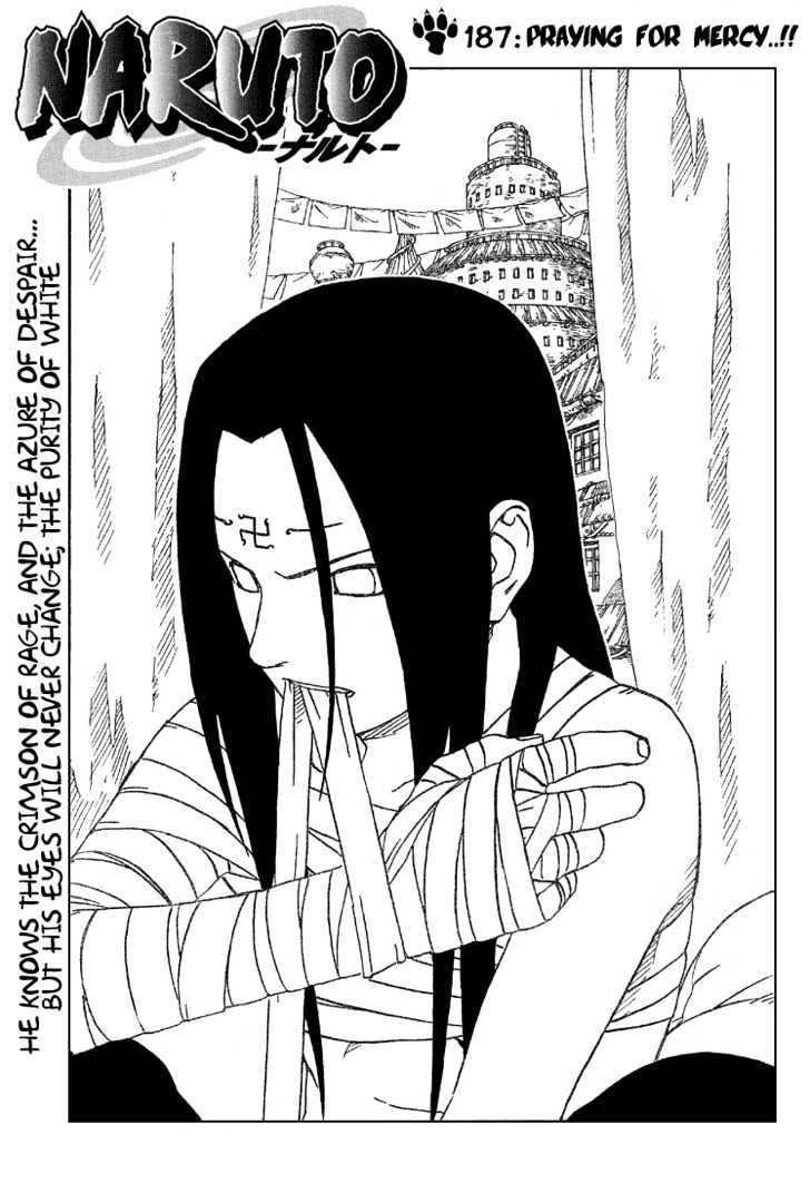 Naruto chapter 187 page 1
