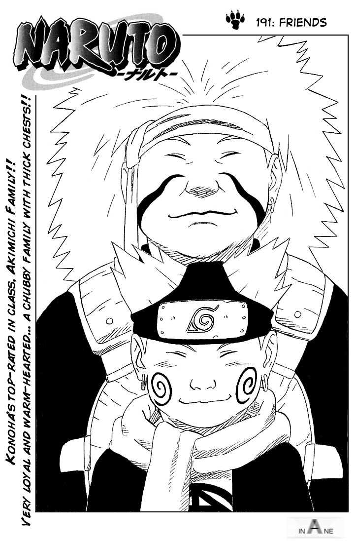 Naruto chapter 191 page 1