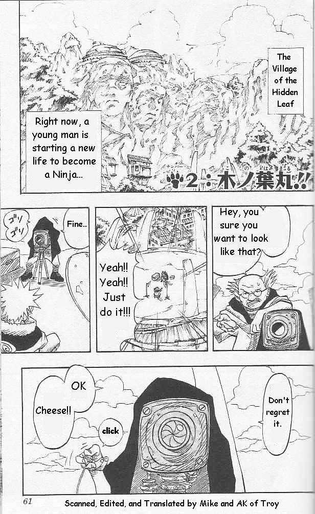 Naruto chapter 2 page 2