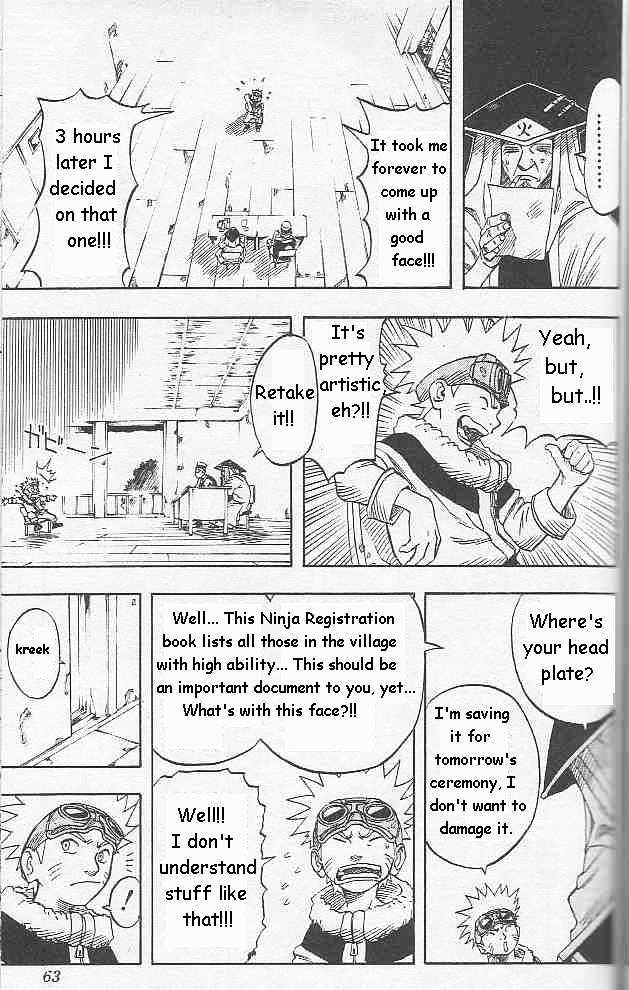 Naruto chapter 2 page 4