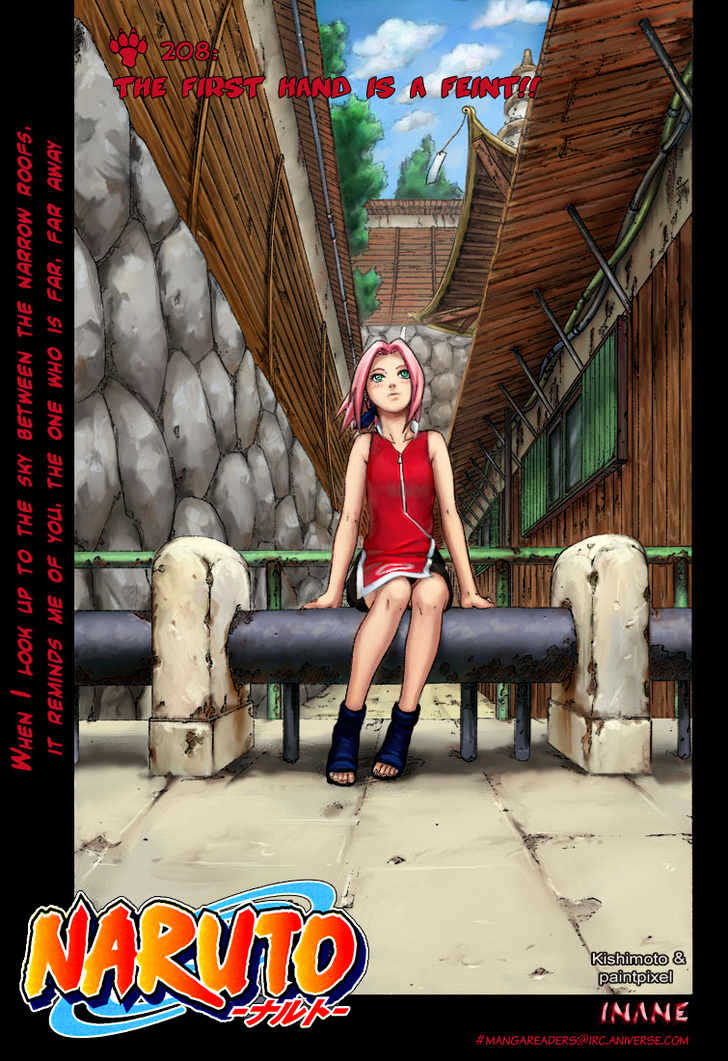 Naruto chapter 208 page 2