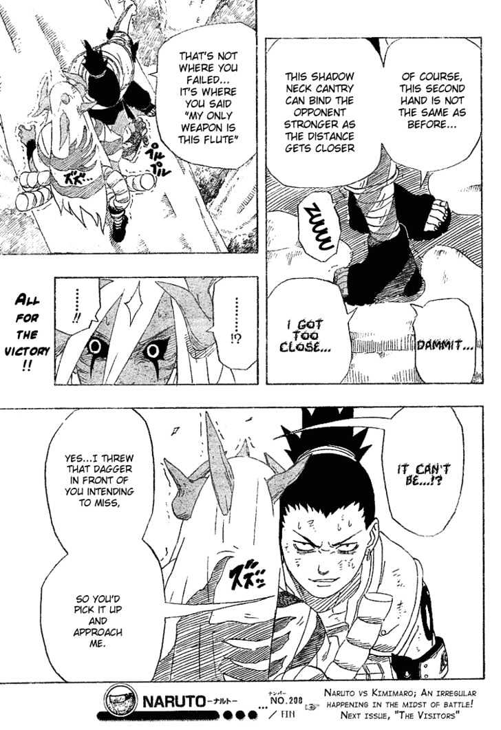 Naruto chapter 208 page 20