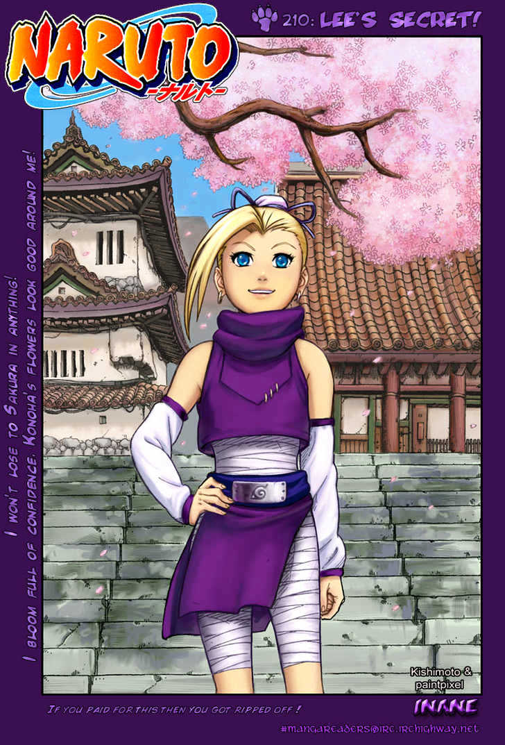 Naruto chapter 210 page 2