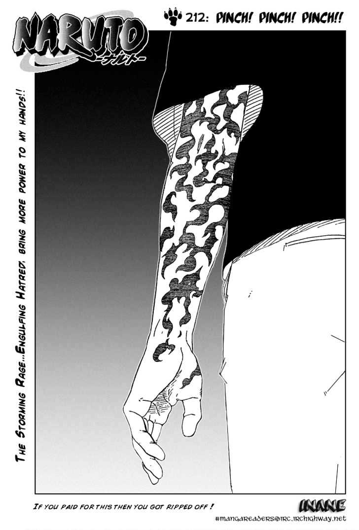 Naruto chapter 212 page 1
