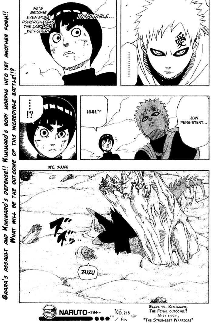 Naruto chapter 215 page 21