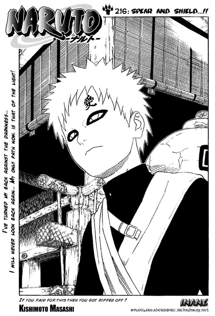 Naruto chapter 216 page 2