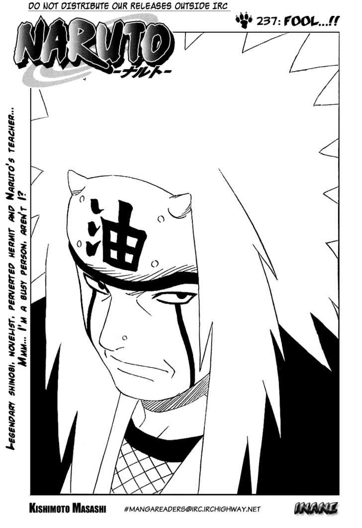 Naruto chapter 237 page 1