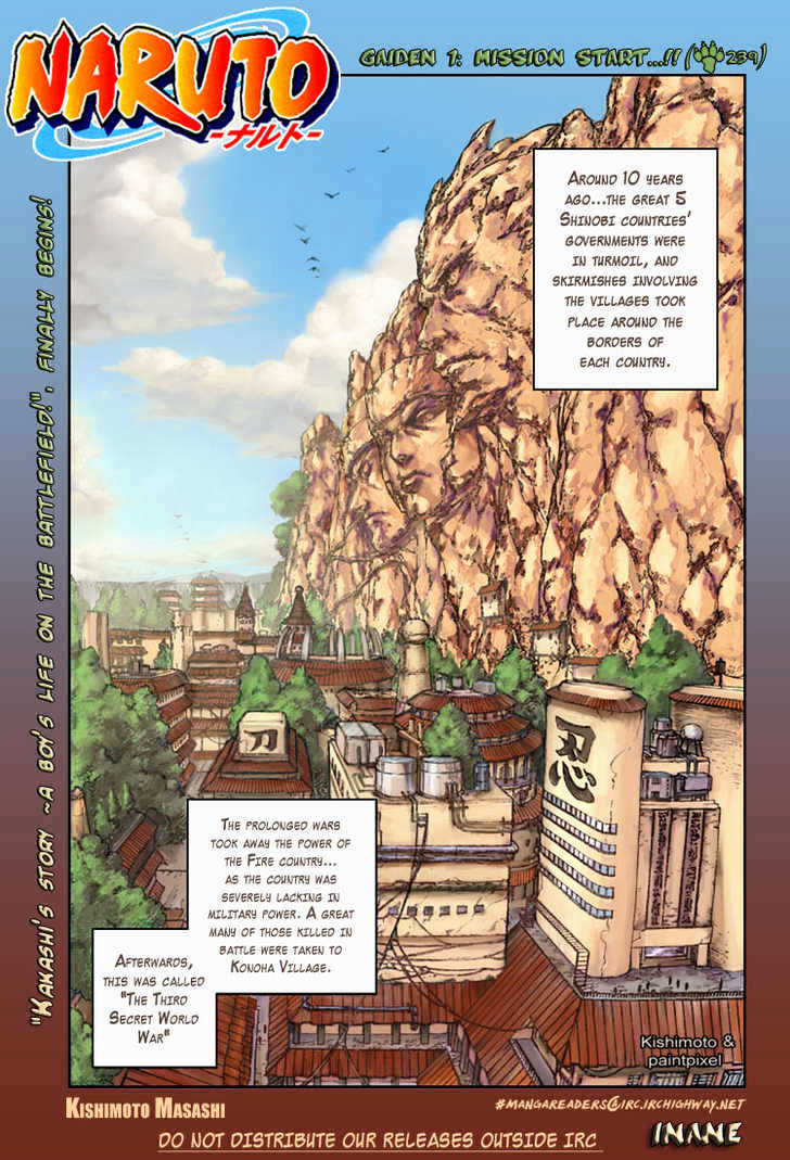 Naruto chapter 246 page 1