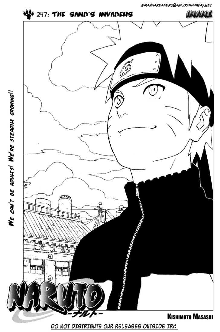Naruto chapter 247 page 1