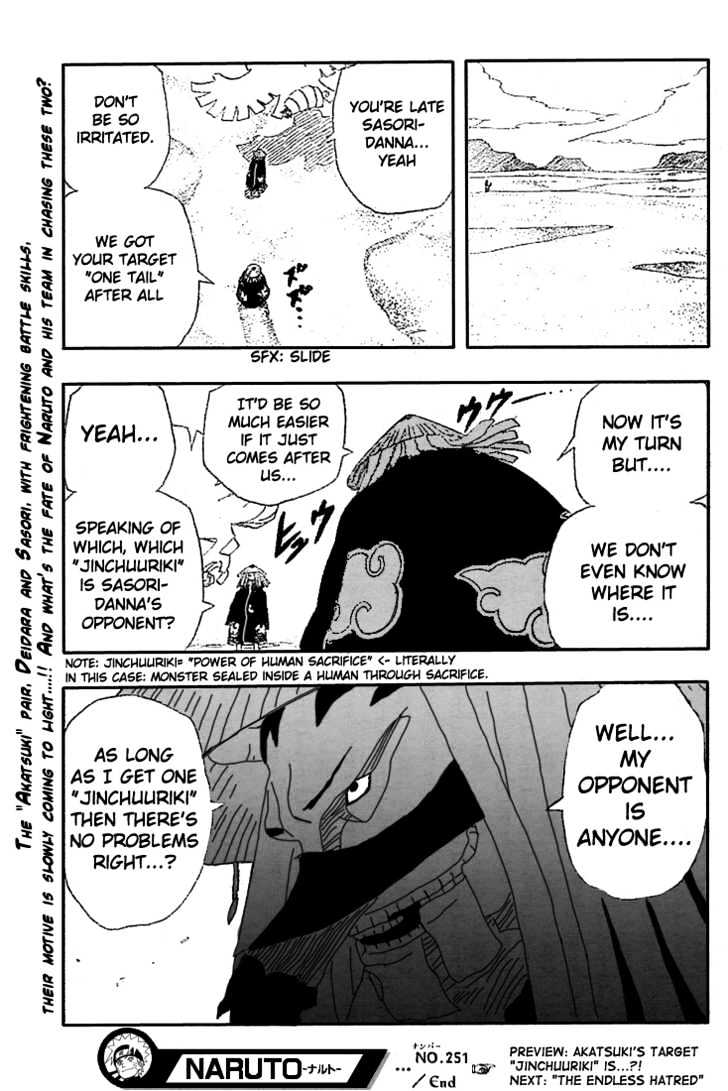 Naruto chapter 251 page 20