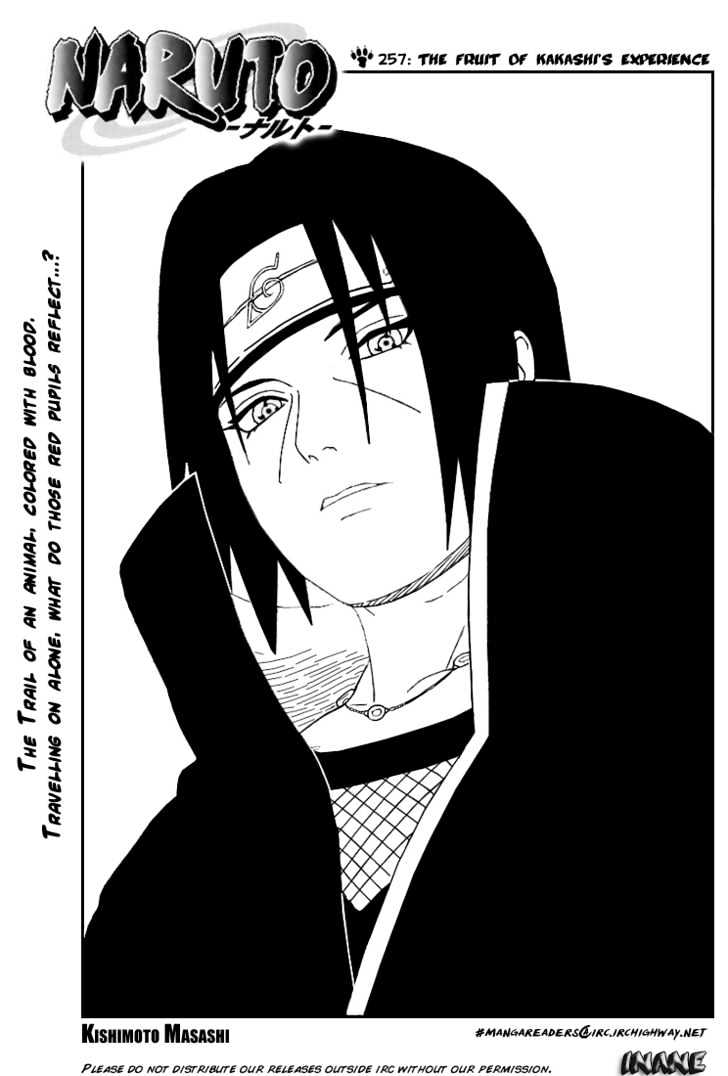 Naruto chapter 257 page 1