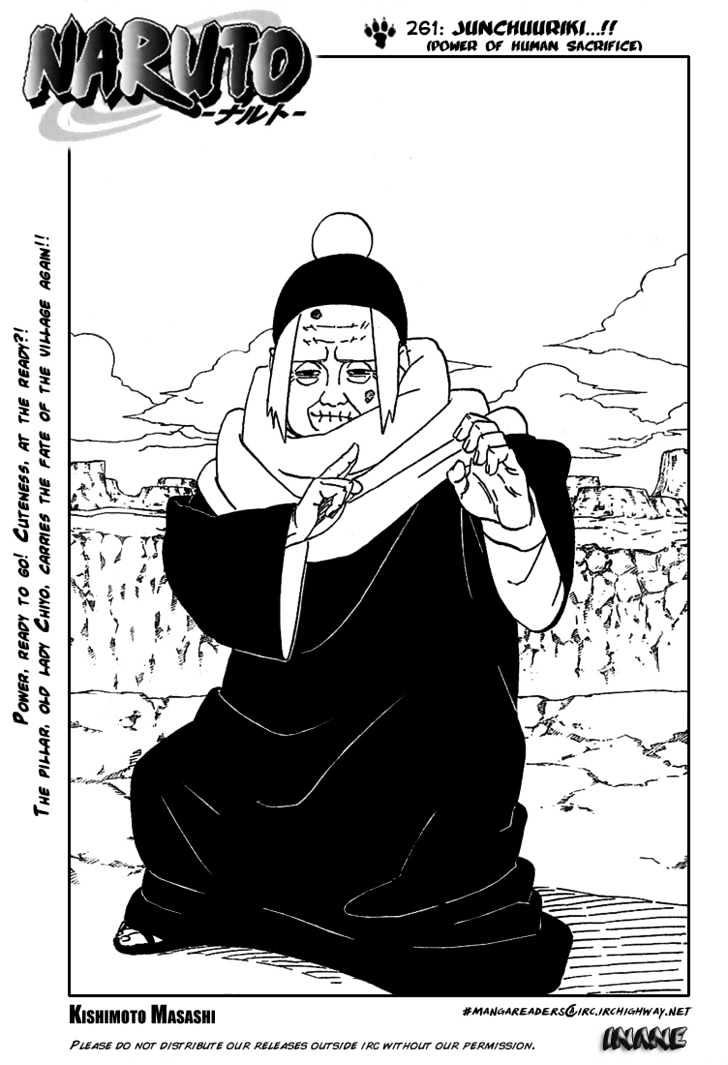 Naruto chapter 261 page 2
