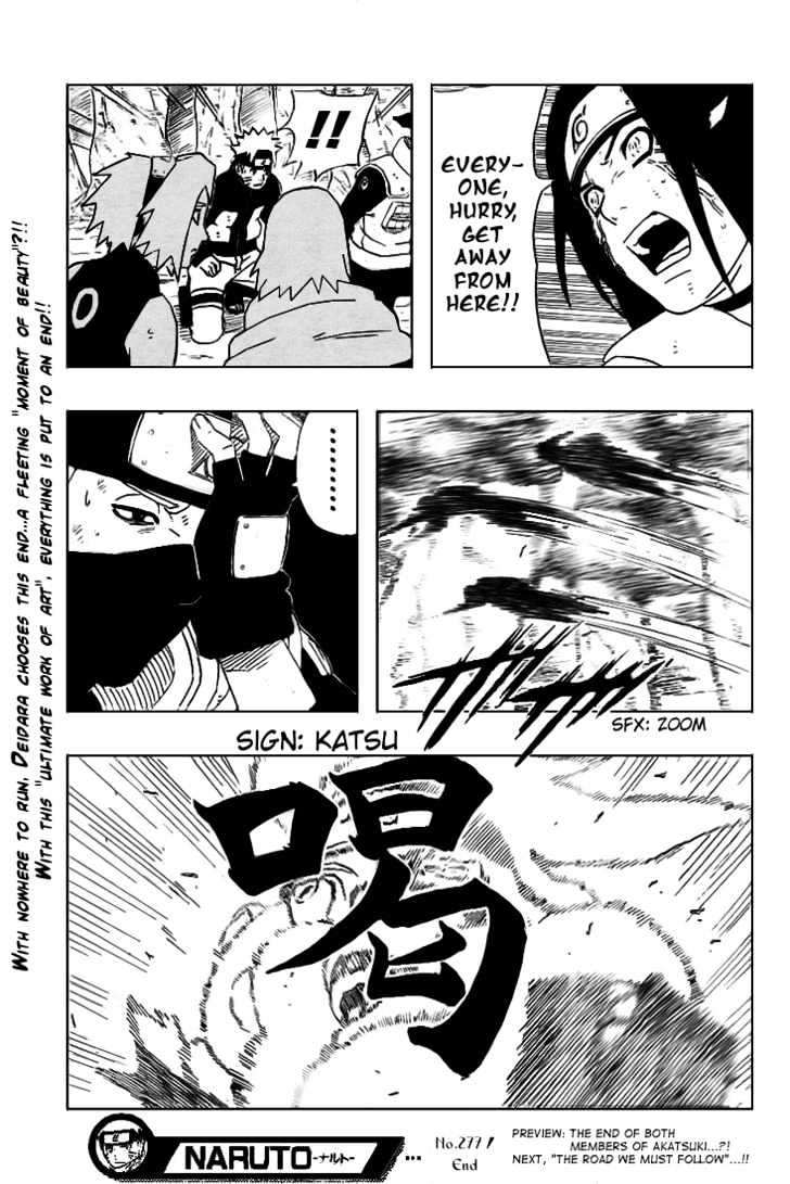 Naruto chapter 277 page 19