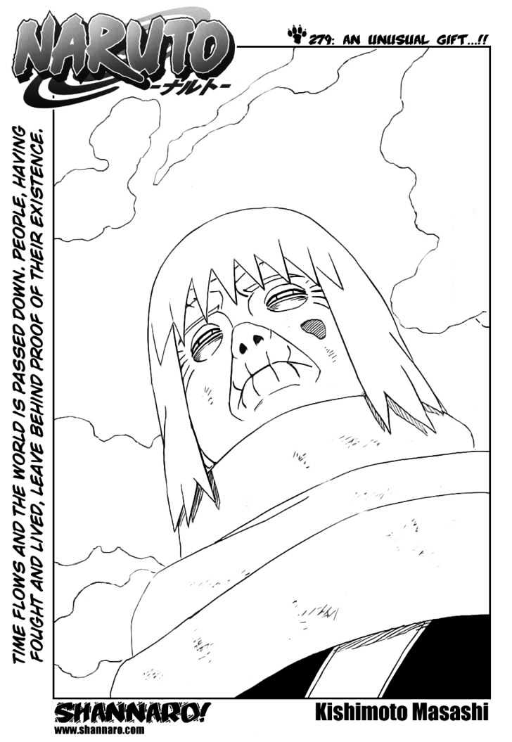 Naruto chapter 279 page 1