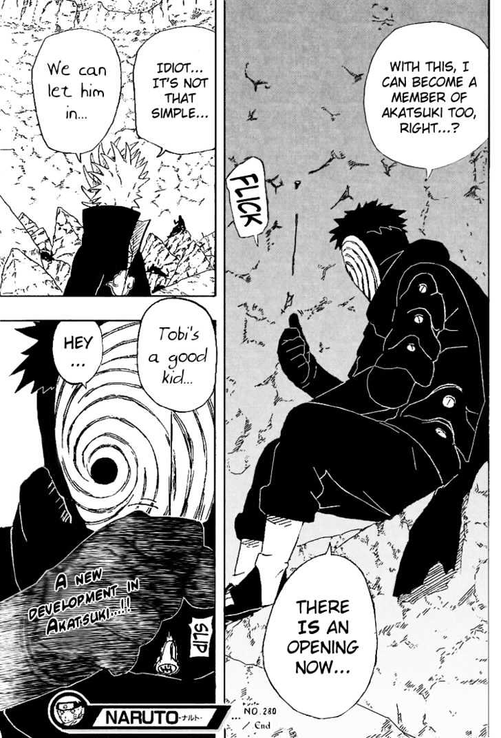 Naruto chapter 280 page 20