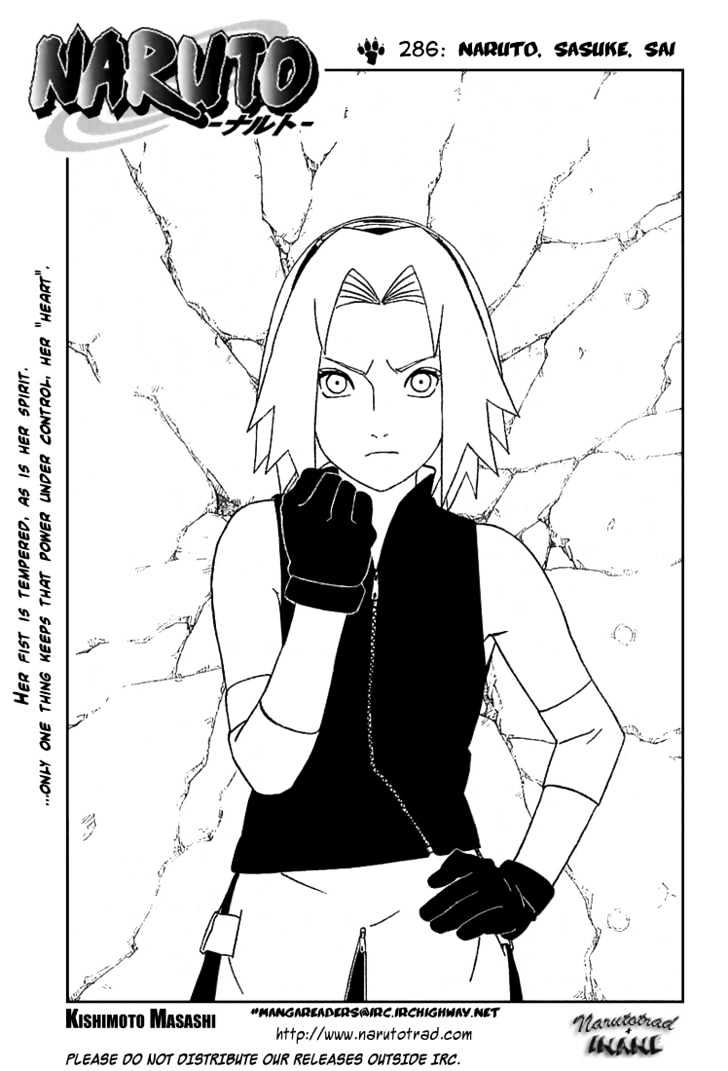 Naruto chapter 286 page 1