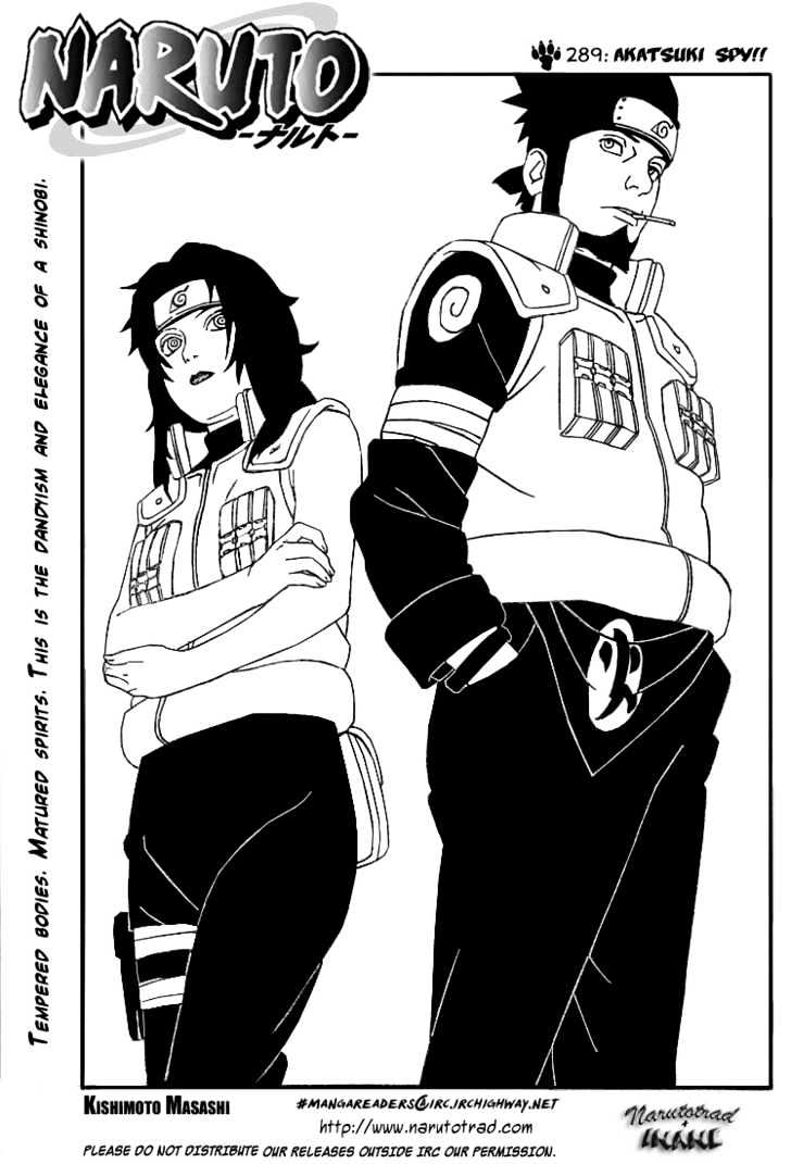Naruto chapter 289 page 1