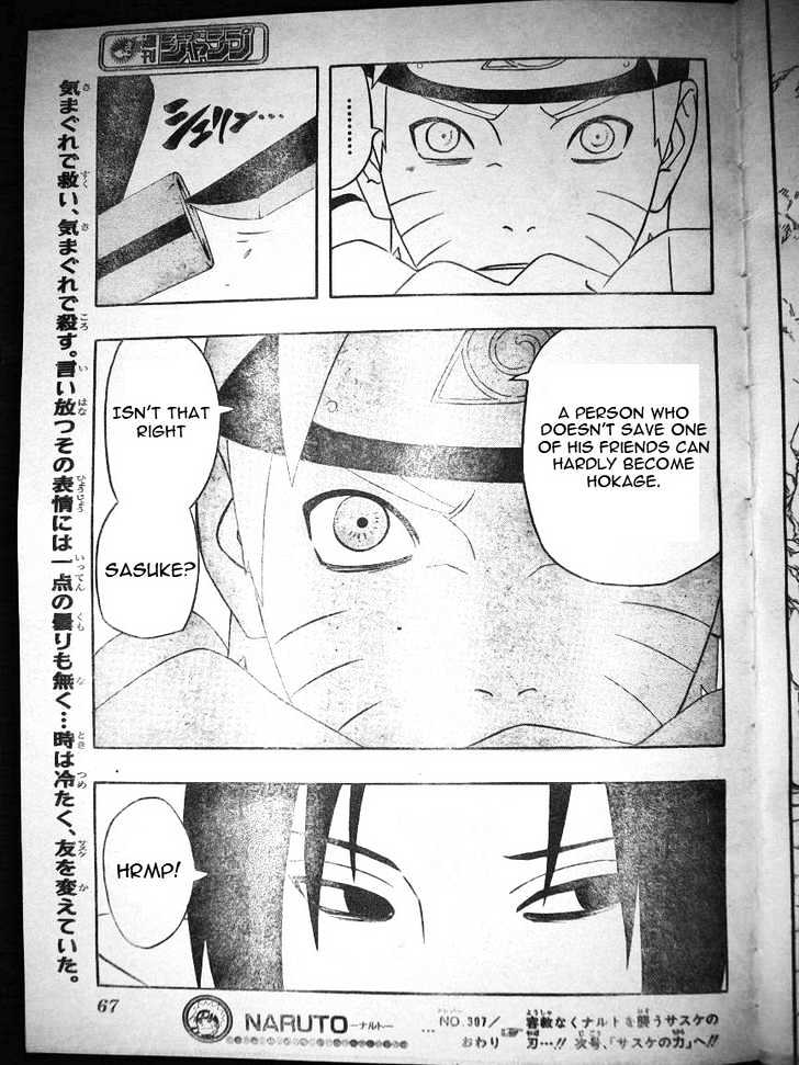 Naruto chapter 307 page 17