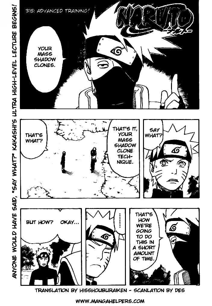 Naruto chapter 315 page 7