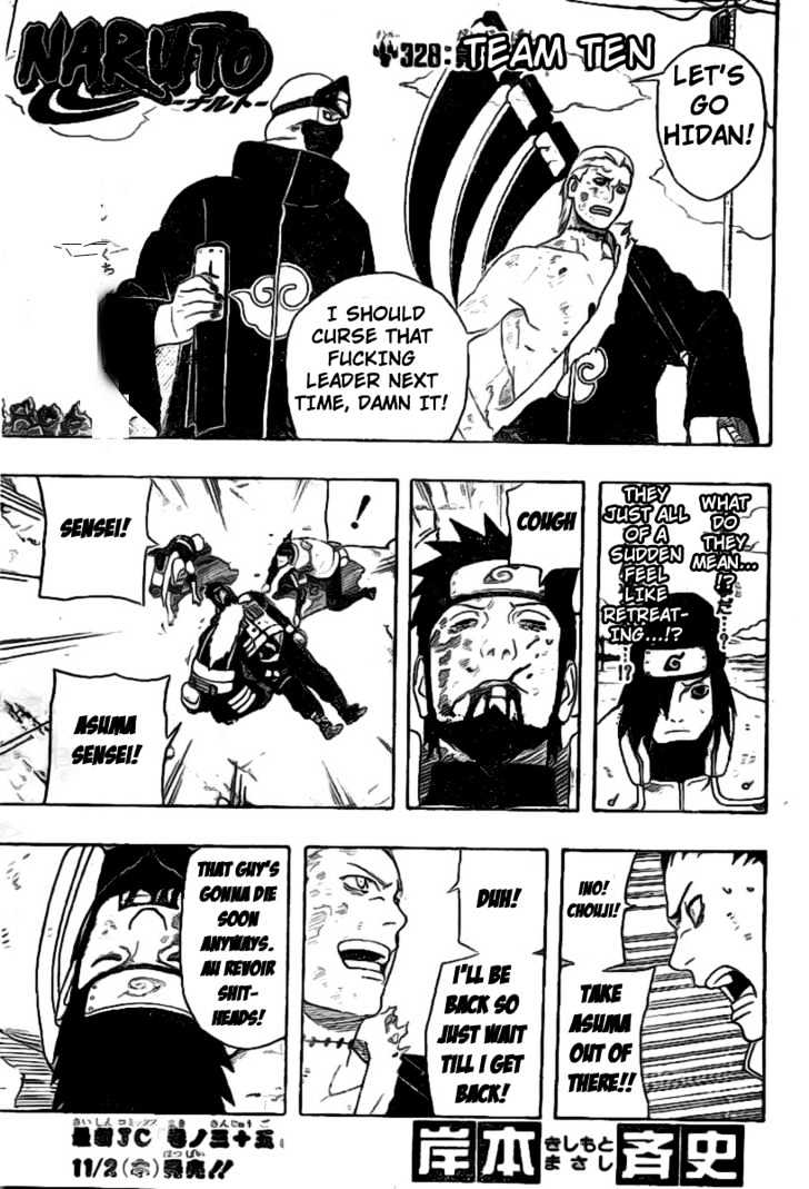 Naruto chapter 328 page 1