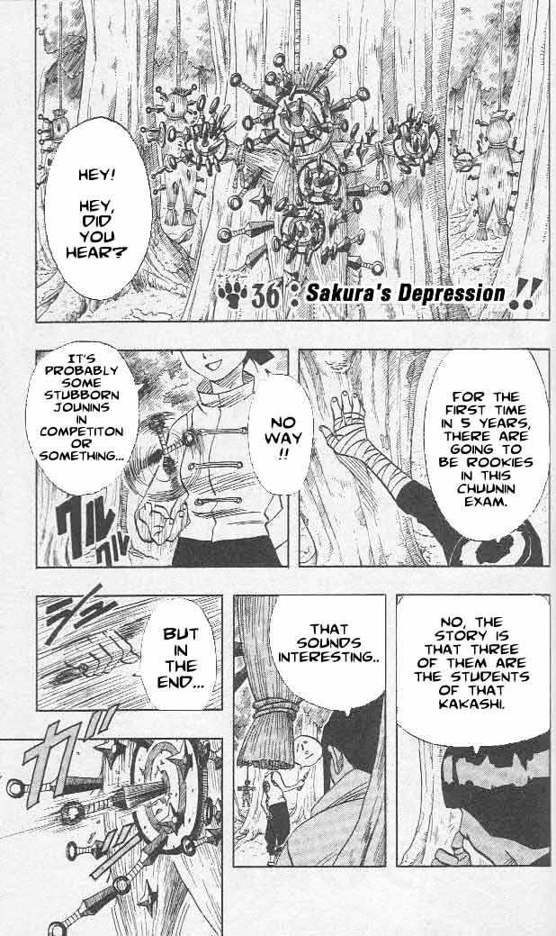 Naruto chapter 36 page 1