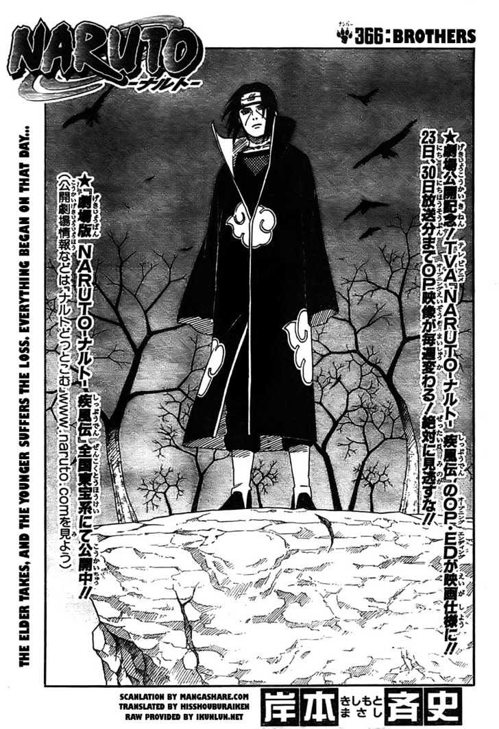 Naruto chapter 366 page 1