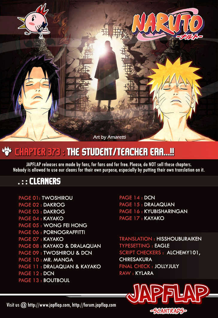 Naruto chapter 373 page 1