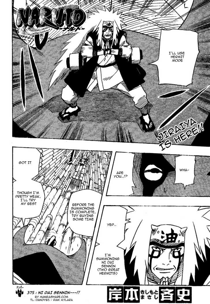 Naruto chapter 375 page 2