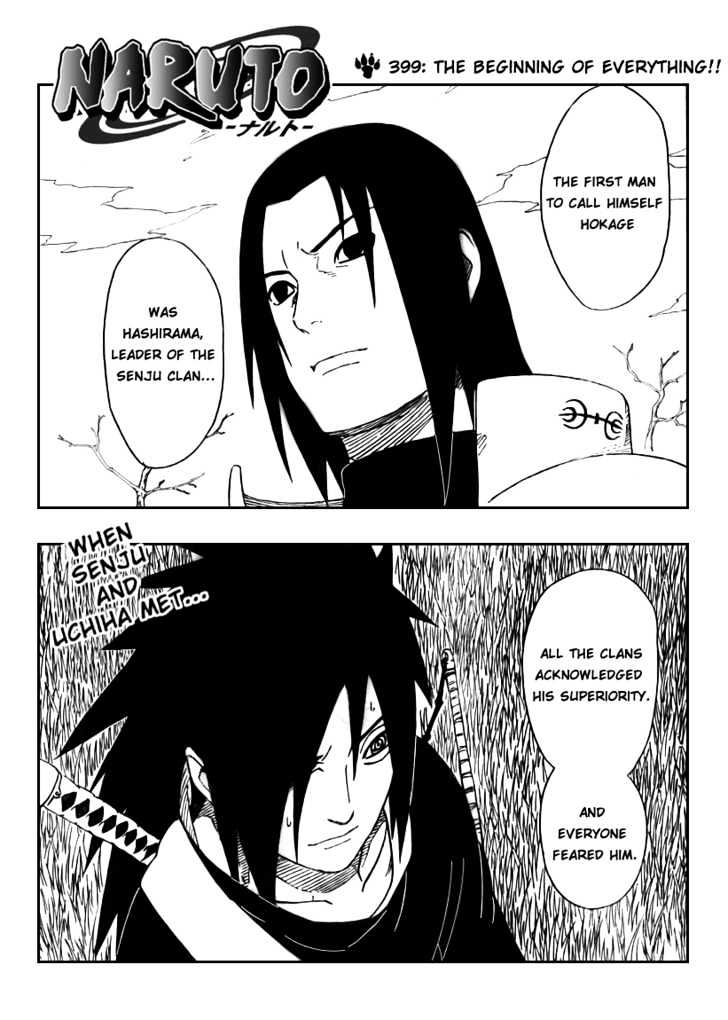 Naruto chapter 399 page 1