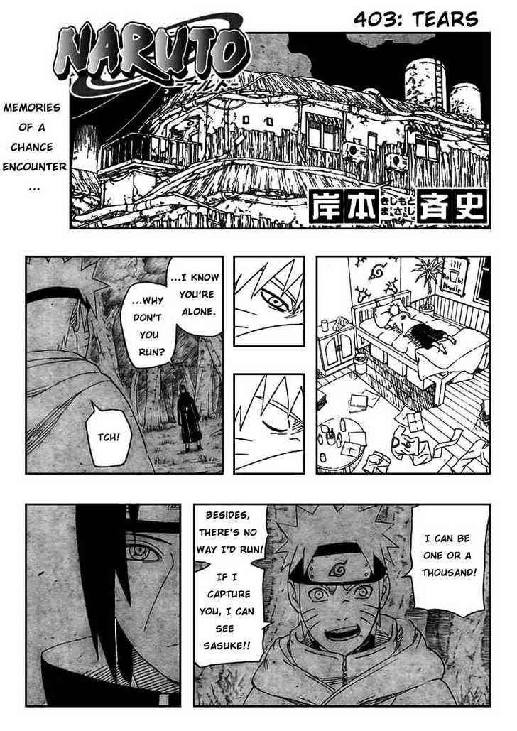 Naruto chapter 403 page 1