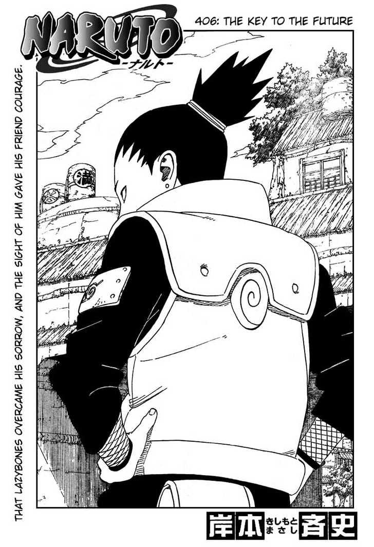 Naruto chapter 406 page 1
