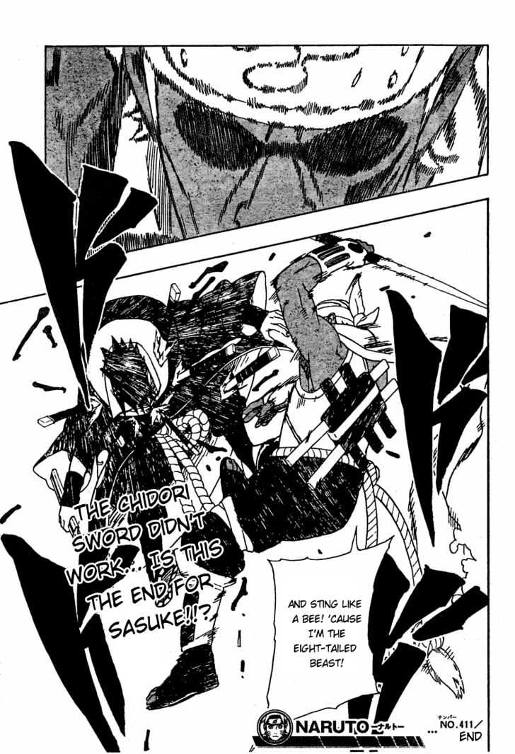 Naruto chapter 411 page 18