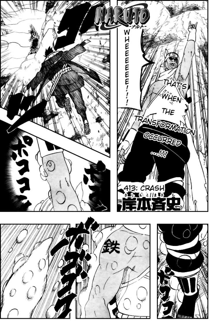 Naruto chapter 413 page 1