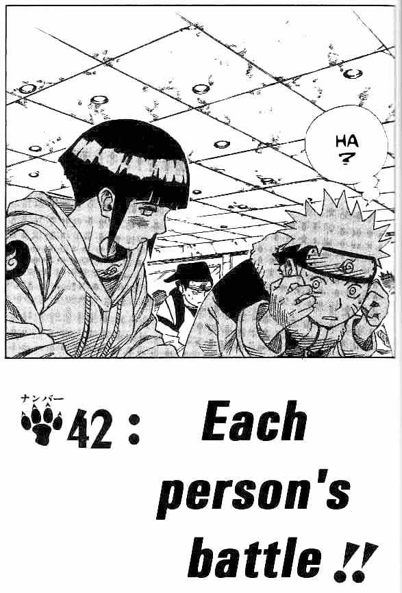 Naruto chapter 42 page 2