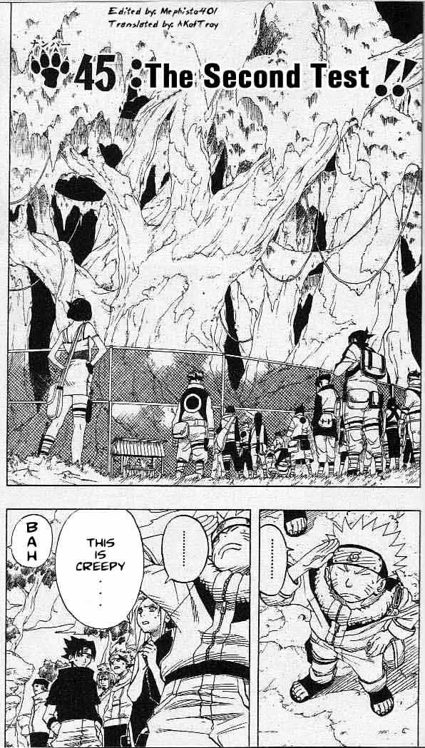 Naruto chapter 45 page 1
