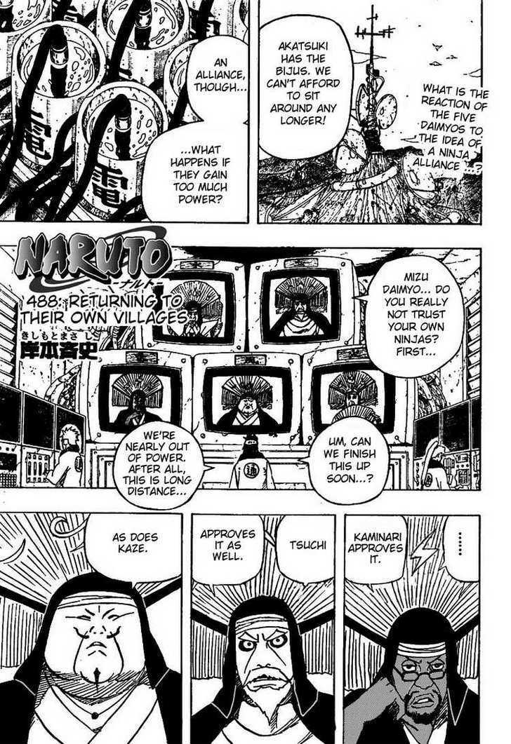 Naruto chapter 488 page 1