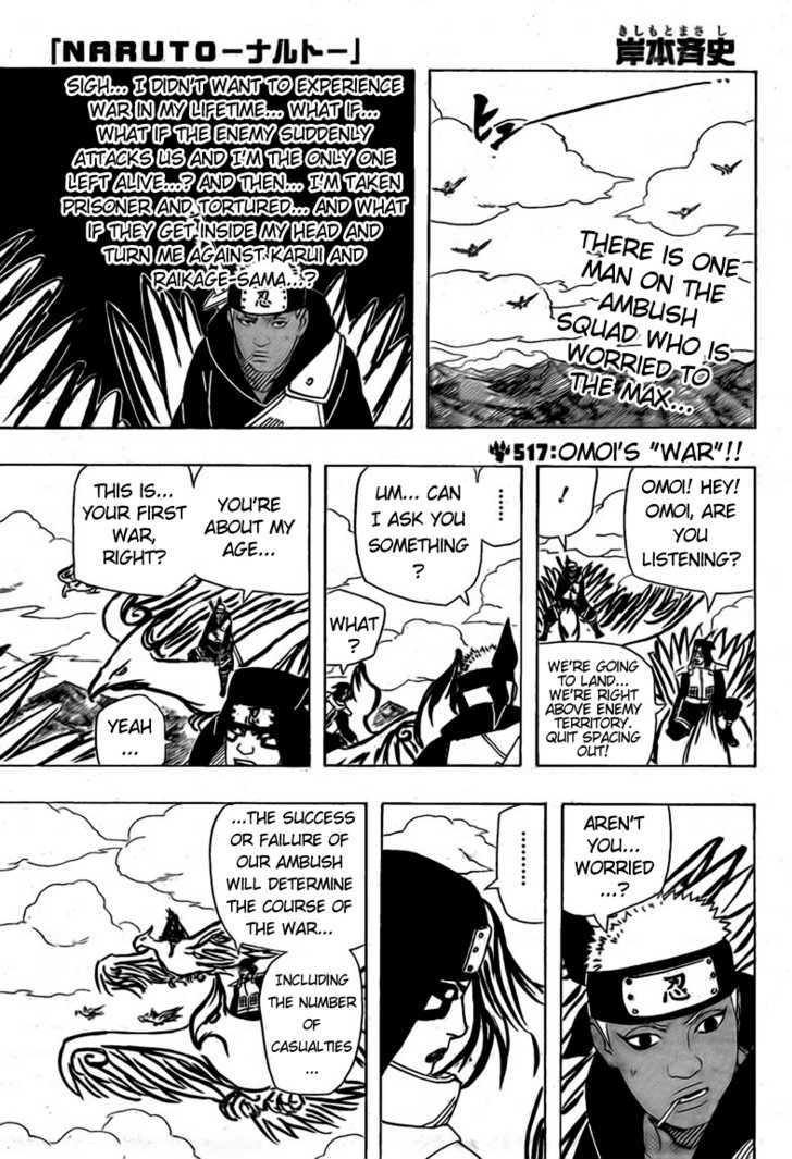 Naruto chapter 517 page 1