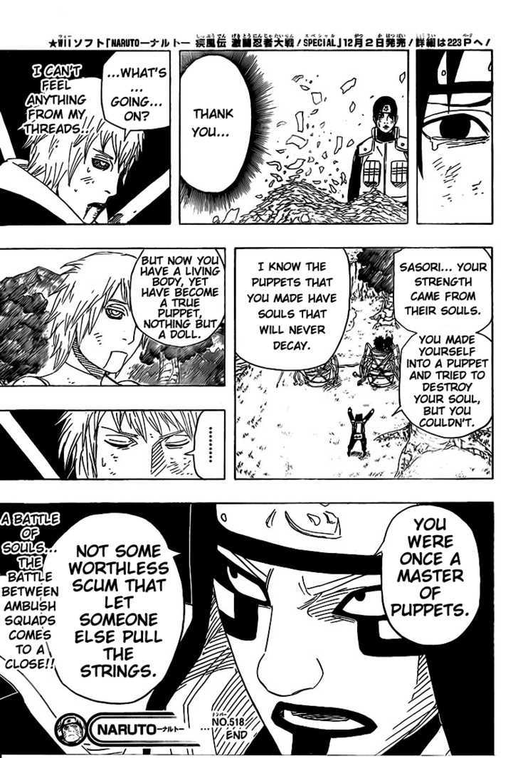 Naruto chapter 518 page 17