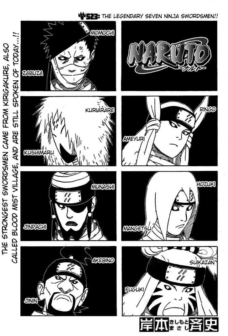Naruto chapter 523 page 1