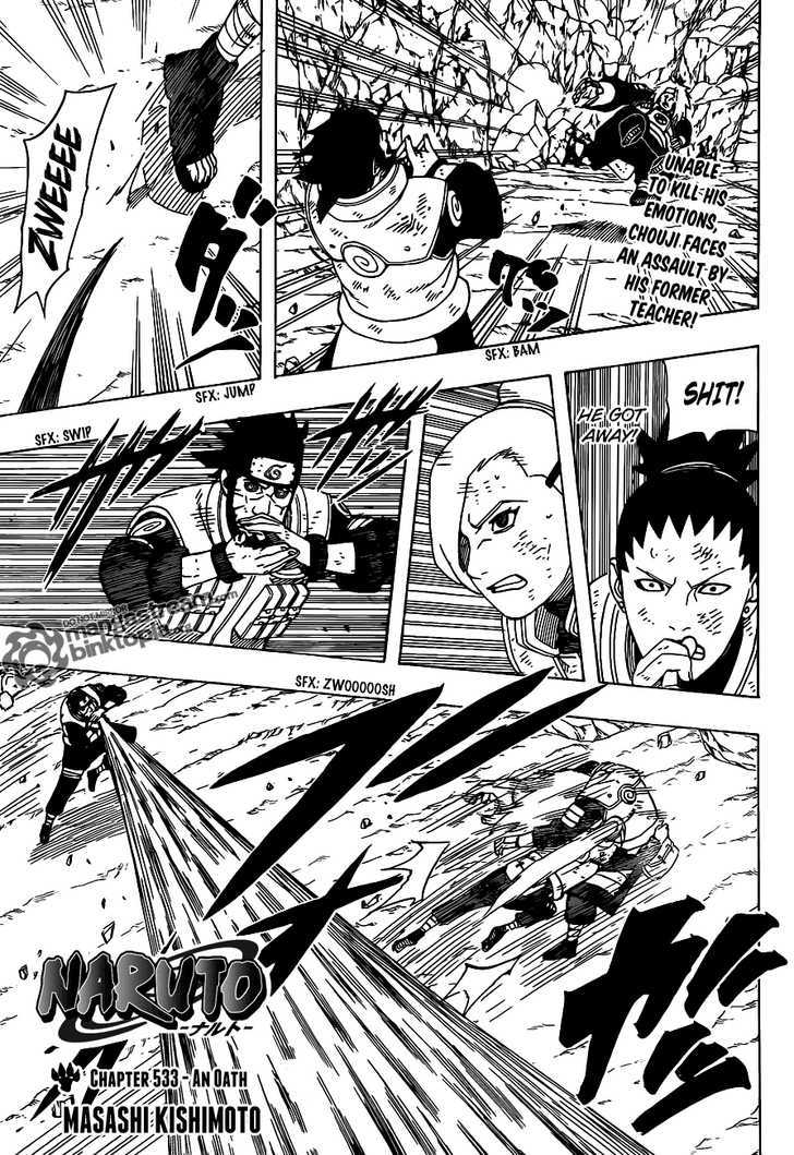 Naruto chapter 533 page 1