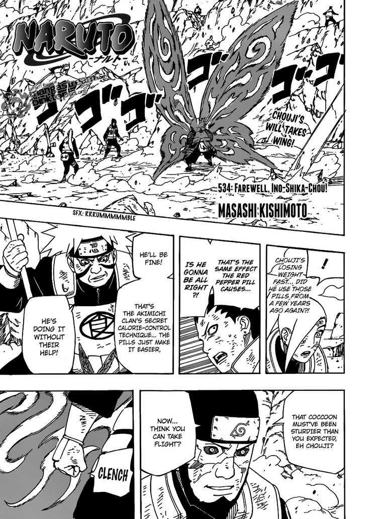 Naruto chapter 534 page 1