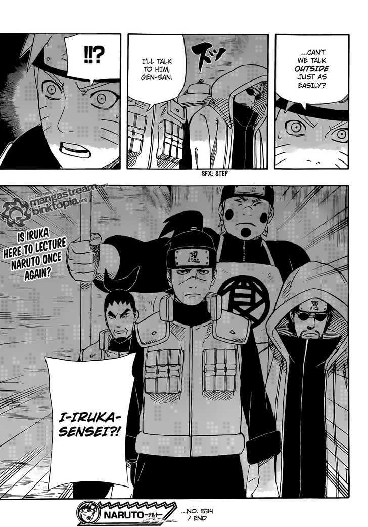 Naruto chapter 534 page 17