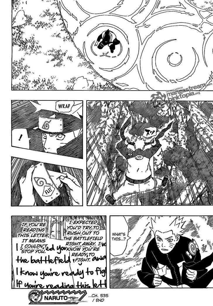 Naruto chapter 535 page 18